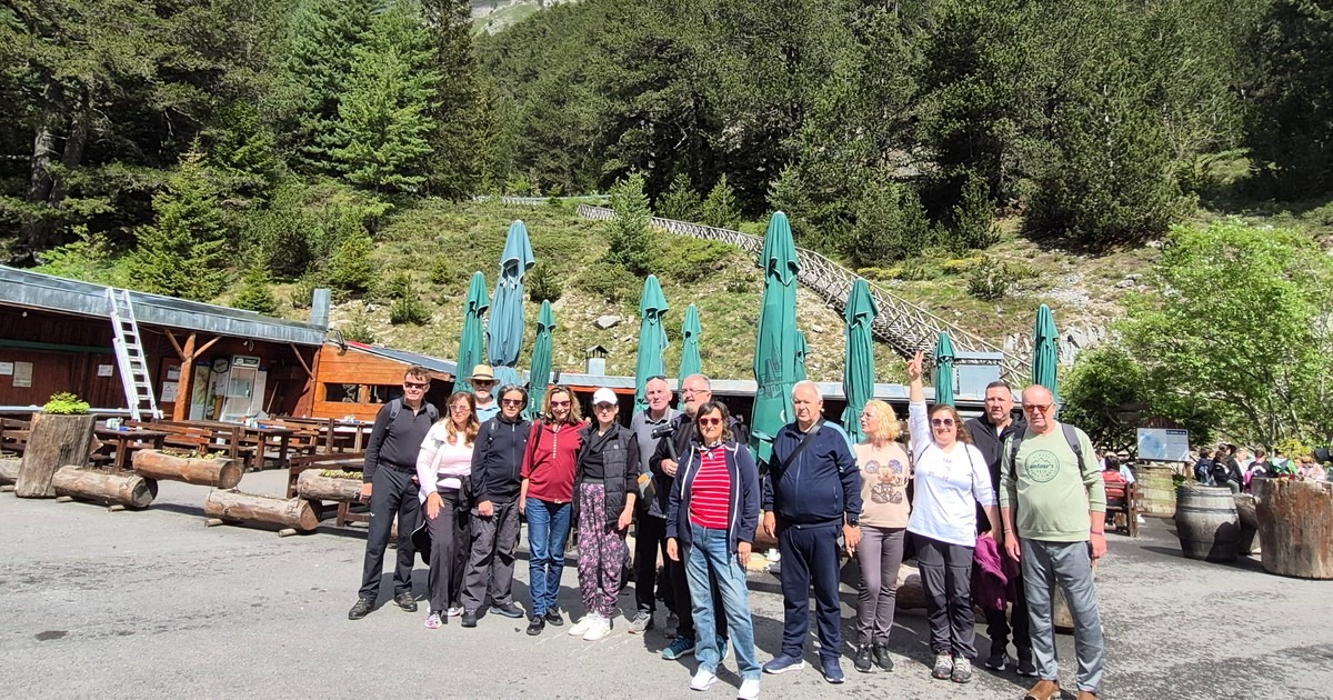 Novinari na planini Pirin, Bansko - Bugarska